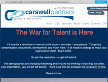 Tablet Screenshot of carswellpartners.com